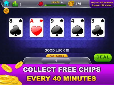 Video Poker screenshot 3