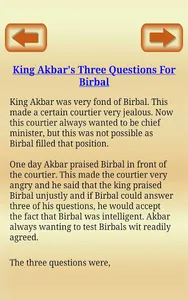 Akbar Birbal Stories screenshot 11