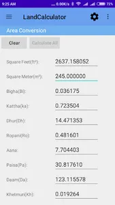 Land Calculator - नापी (Naapi) screenshot 4