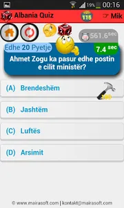 Albania Quiz screenshot 1
