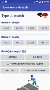 Tableau Score Tennis de table screenshot 3