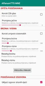 AlfaNumTTS MNE screenshot 1