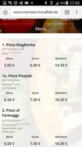 Mamma Mia Alfeld screenshot 3