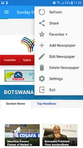 Botswana Newspapers screenshot 1