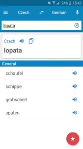 Czech-German Dictionary screenshot 0