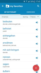 German-Turkish Dictionary screenshot 6