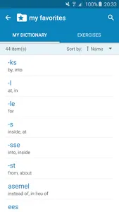 Estonian-English Dictionary screenshot 2