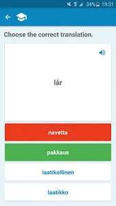 Finnish-Swedish Dictionary screenshot 4