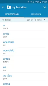 Galician-English Dictionary screenshot 6
