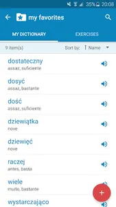Polish-Portuguese Dictionary screenshot 2