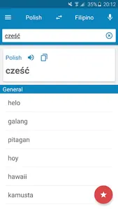 Polish-Filipino Dictionary screenshot 0