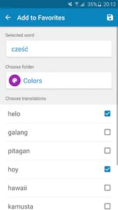 Polish-Filipino Dictionary screenshot 6