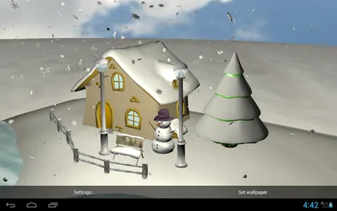 Snowfall 3D - Live Wallpaper screenshot 10