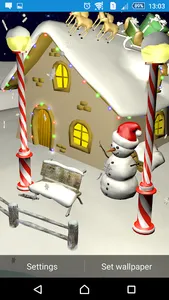 Snowfall 3D - Live Wallpaper screenshot 5