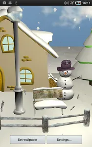 Snowfall 3D - Live Wallpaper screenshot 7