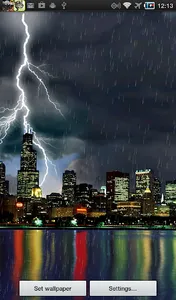 Thunderstorm Chicago - LWP screenshot 11