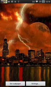 Thunderstorm Chicago - LWP screenshot 12