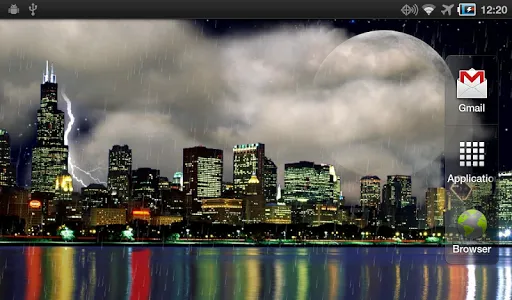 Thunderstorm Chicago - LWP screenshot 13