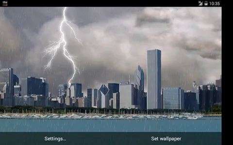 Thunderstorm Chicago - LWP screenshot 18