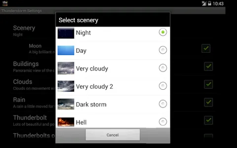 Thunderstorm Chicago - LWP screenshot 23