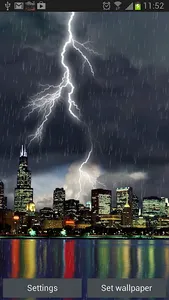 Thunderstorm Chicago - LWP screenshot 3