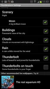 Thunderstorm Chicago - LWP screenshot 6