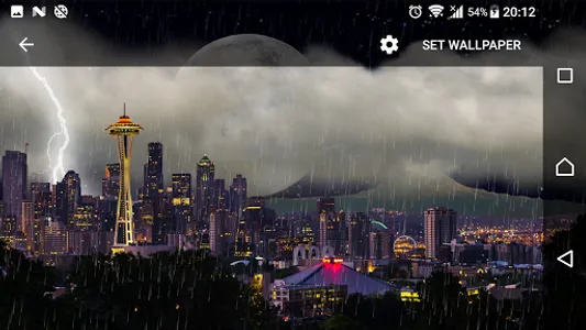 Thunderstorm Seattle - LWP screenshot 1