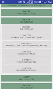 Bangladesh Constitution screenshot 1
