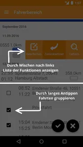 AMS Fahrtenbuch screenshot 3