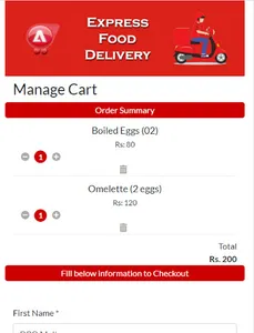 Express Food Delivery screenshot 2