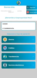 Cooprosperidad Móvil screenshot 1