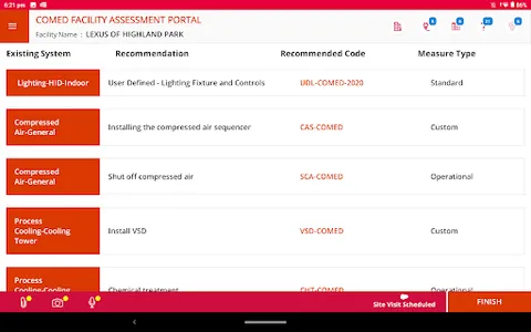 Comed Facility Assessment screenshot 5