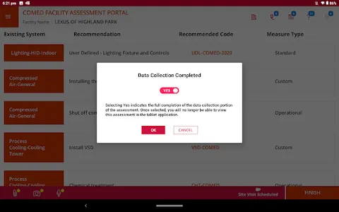 Comed Facility Assessment screenshot 6