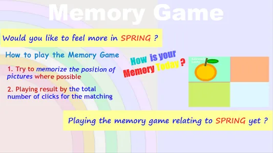 Memory Game screenshot 0