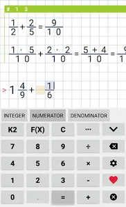 Fraction calculator screenshot 0