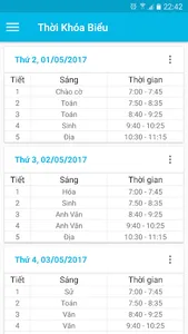 Thời Khóa Biểu screenshot 0
