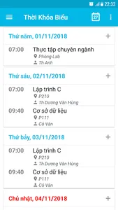 Thời Khóa Biểu screenshot 3