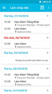 Thời Khóa Biểu screenshot 4