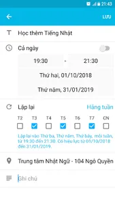 Thời Khóa Biểu screenshot 5