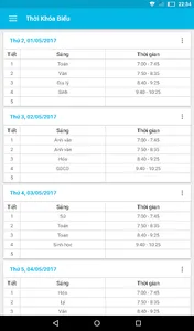 Thời Khóa Biểu screenshot 8
