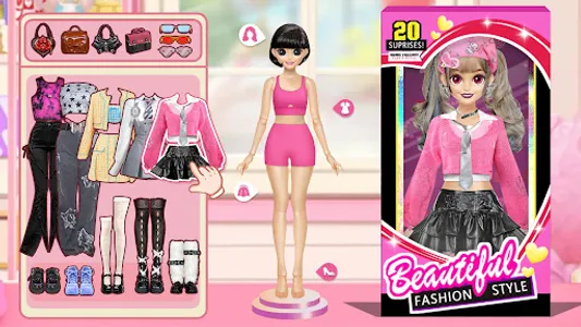 Doll Makeover: dress up games screenshot 5