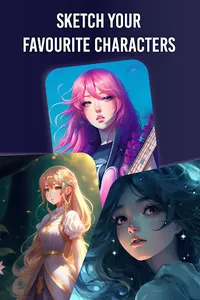 Learn To Draw Anime App screenshot 0