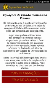 Equações de Estado - Termodinâ screenshot 0