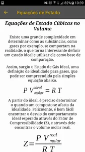 Equações de Estado - Termodinâ screenshot 1