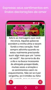 Declarações de Amor screenshot 1