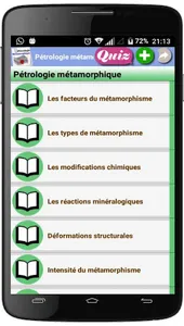 Cours de Pétrologie métamorphi screenshot 0
