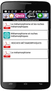 Cours de Pétrologie métamorphi screenshot 1