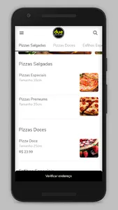 due pizza & esfiha screenshot 1