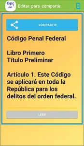 Gpc Código Penal del Estado de screenshot 3