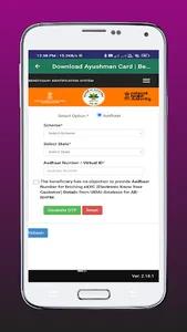 Health card App Online screenshot 2